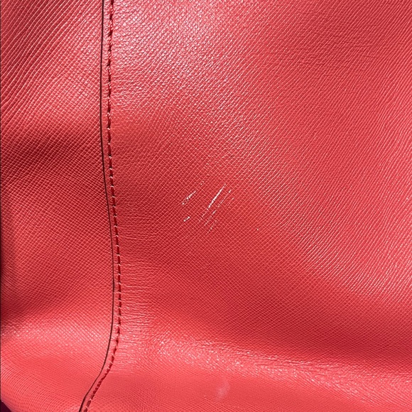 Coach Coral Leather Tote with Double Handles - Picture 5 of 7